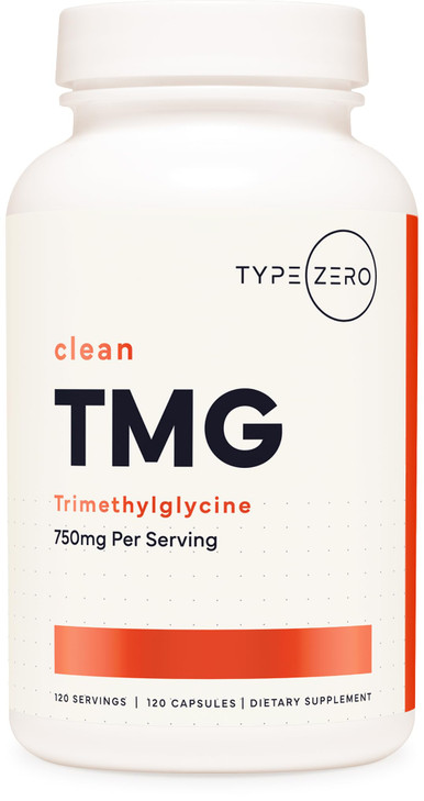Type Zero Clean TMG Trimethylglycine Capsules (120 Servings)