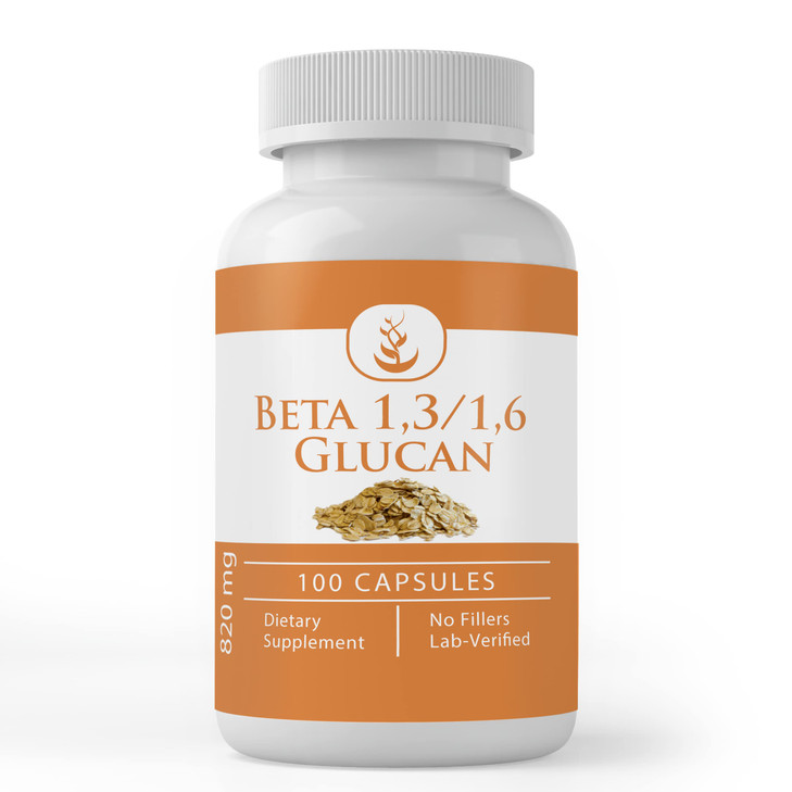 Pure Original Ingredients Beta Glucan 1,3/1,6, (100 Capsules) Always Pure, No