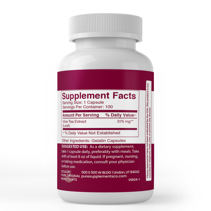 Pure Original Ingredients DHM (Dihydromyricetin), (100 Capsules) Always Pure, No