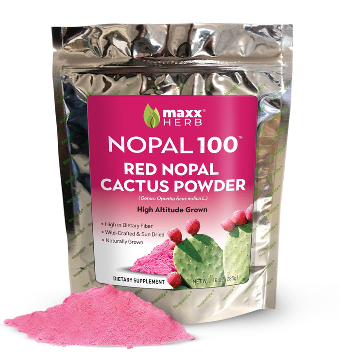 Maxx Herb Red Nopal Cactus Powder, Prickly Pear Powder