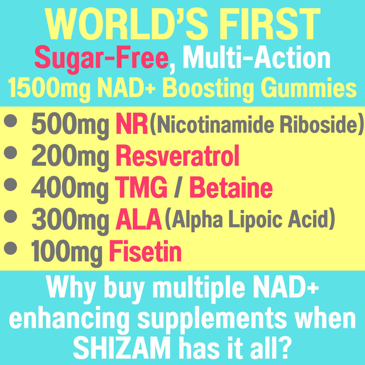 1500mg NAD+ Sugar Free Gummies