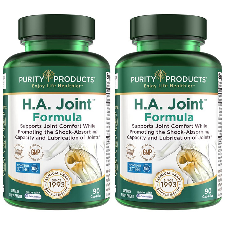 Purity Products HA Joint Formula Hyaluronic Acid + Key CoFactors