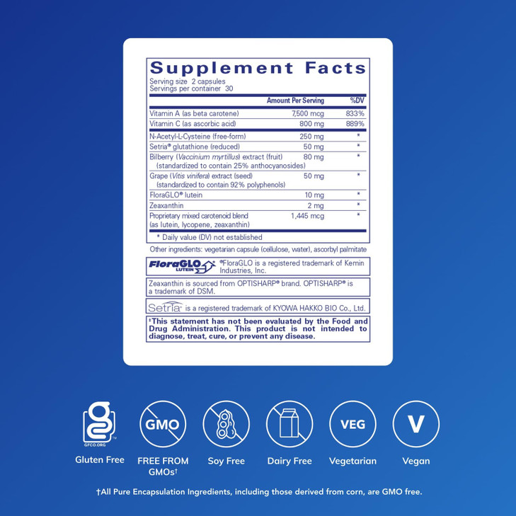 Pure Encapsulations Macular Support Formula