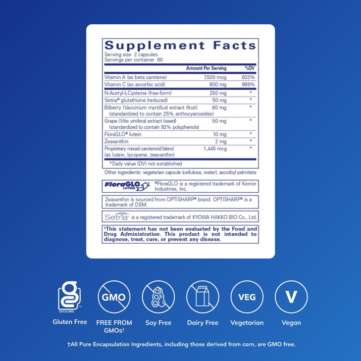 Pure Encapsulations Macular Support Formula