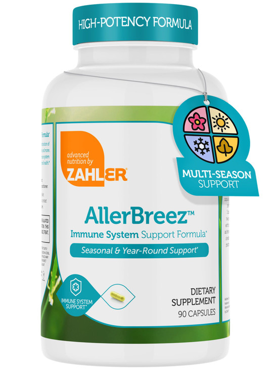 Zahler AllerBreez Immune System Support Formula with Vitamin C, Quercetin