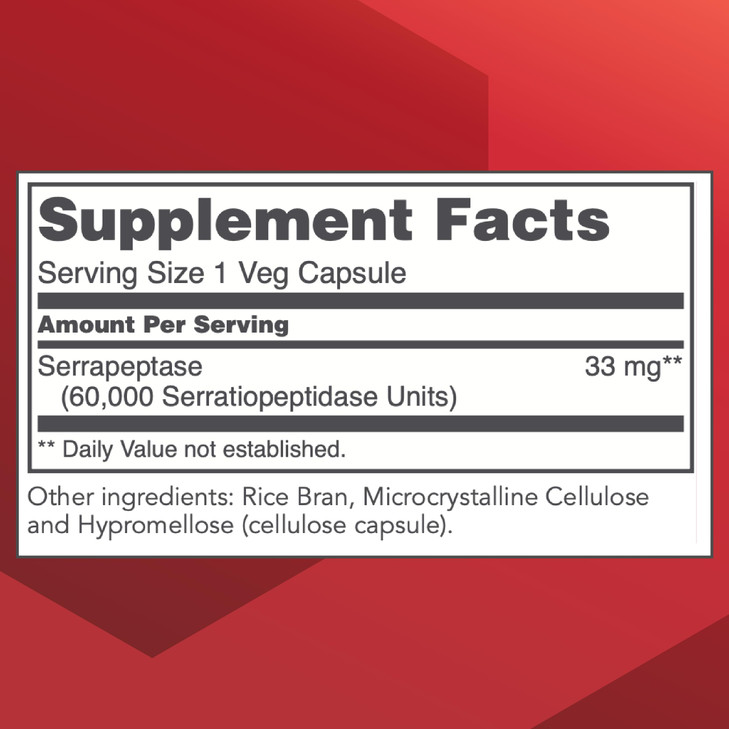 PROTOCOL FOR LIFE BALANCE Serrapeptase - Digestive Enzyme Capsule