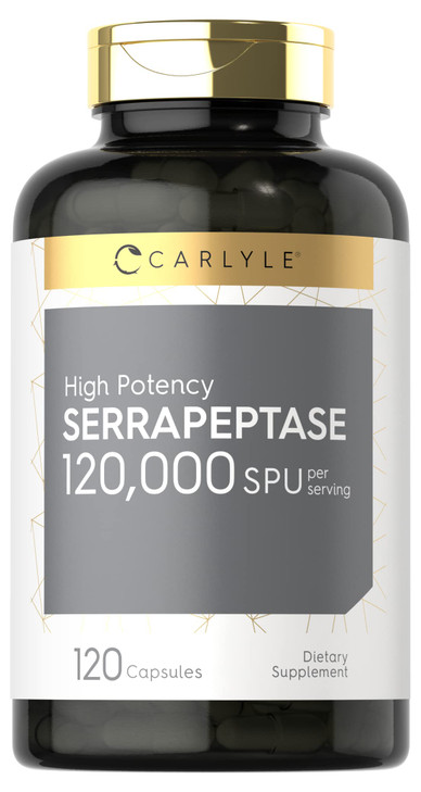 Carlyle Serrapeptase 120000 SPU - 120 Capsules