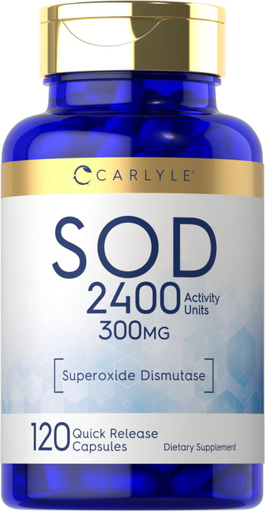 Carlyle S.O.D. Supplement Capsules - 300mg - 120 Count