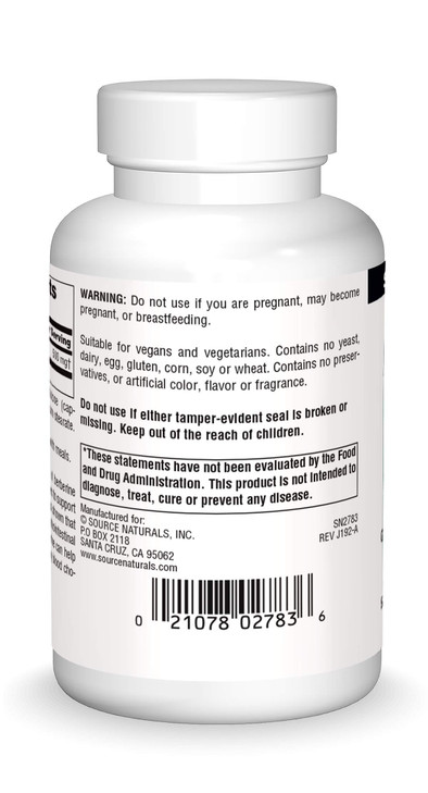 Source Naturals Berberine Vegetable Capsule, for Gastrointestinal Support*