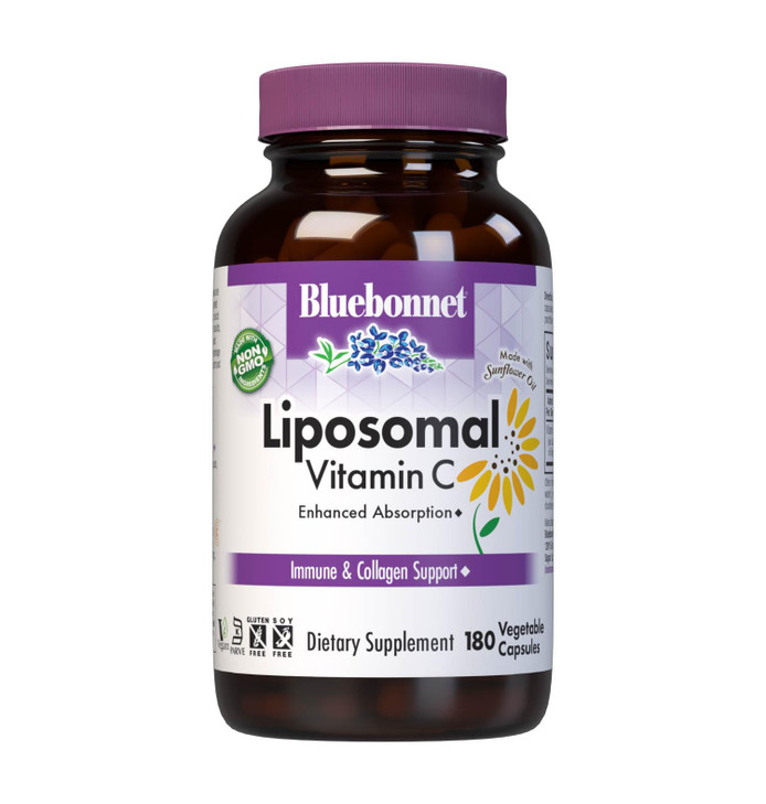 BlueBonnet Nutrition Liposomal Vitamin C 1000 mg, Made with Sunflower Oil
