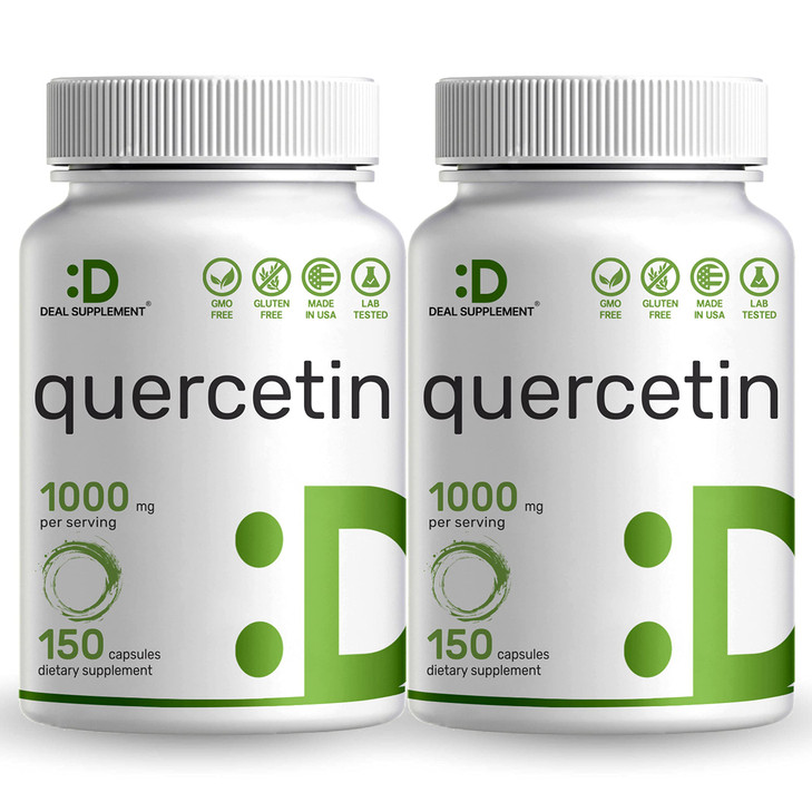Quercetin 1000mg Per Serving (2 Pack)