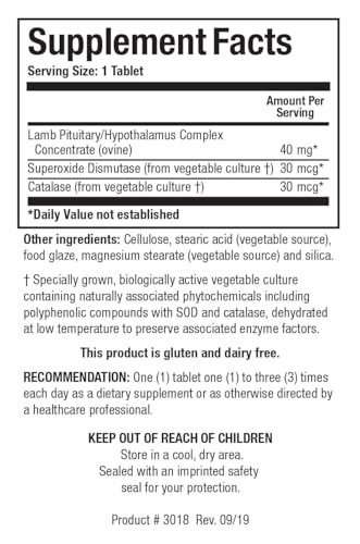 Biotics Research Cytozyme PT HPT Lamb Pituitary Hypothalamus Complex, Supports