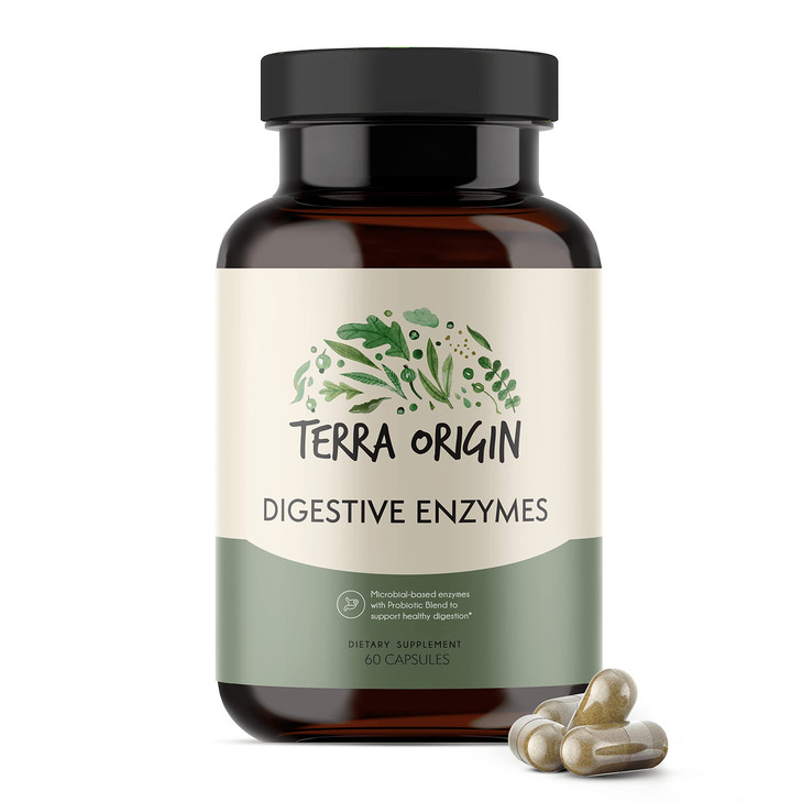 TERRA ORIGIN Digestive Enzymes with Probiotics & Prebiotics
