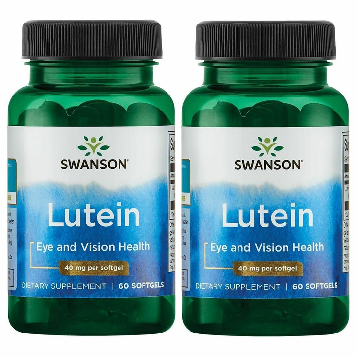 Swanson Lutein Eye Vision Retina Macula Health Supplement 40 mg 60 Softgels