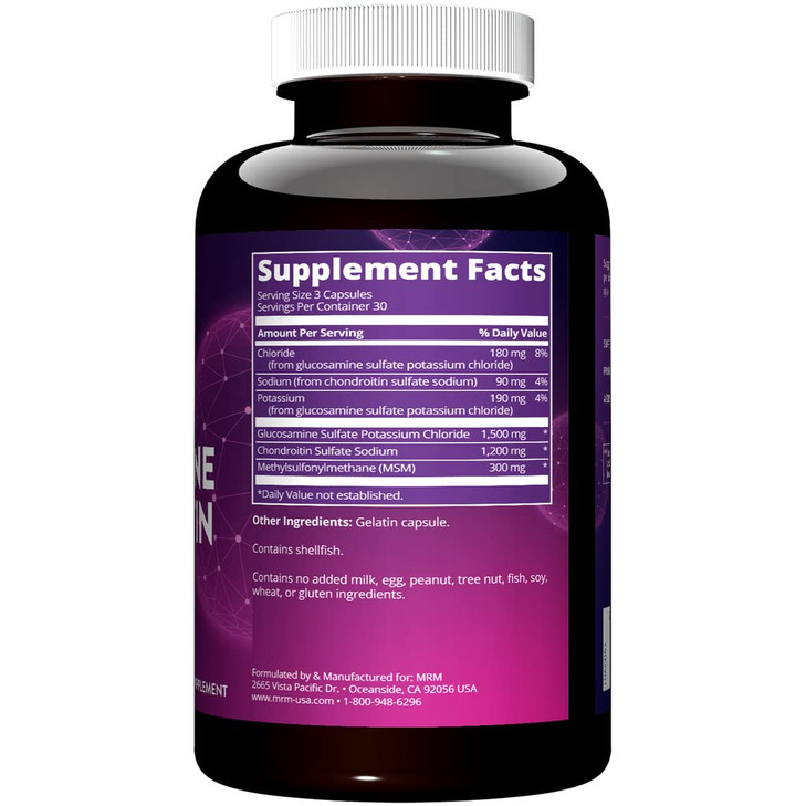 MRM - Glucosamine Chondroitin MSM | 90 Capsules