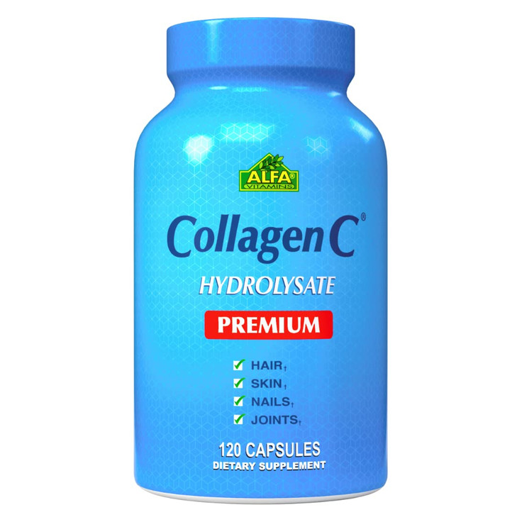 ALFA VITAMINS CollagenC Hydrolysate Premium Dietary Supplement with Vitamin C