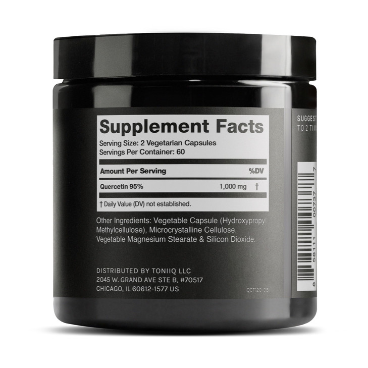 Toniiq Ultra High Purity Quercetin Capsules