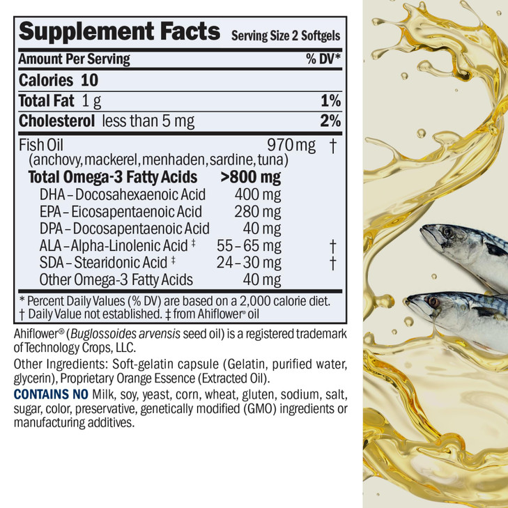ANDREW LESSMAN Essential Omega-3 Orange - 180 Softgels