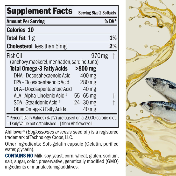 ANDREW LESSMAN Essential Omega-3 Unflavored - 60 Softgels