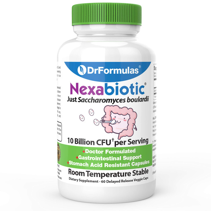 DrFormulas Saccharomyces Boulardii Probiotic 10 Billion CFUs