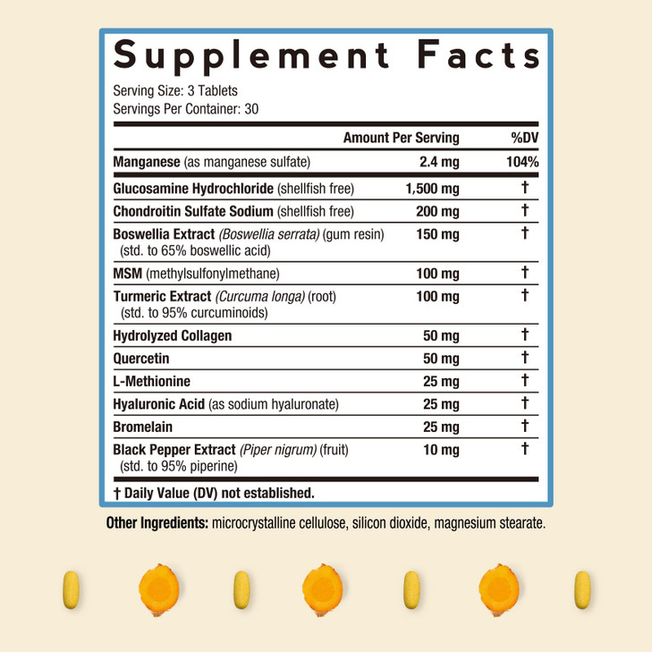 Doctor's Recipes Glucosamine Chondroitin MSM Turmeric Quercetin, with Black