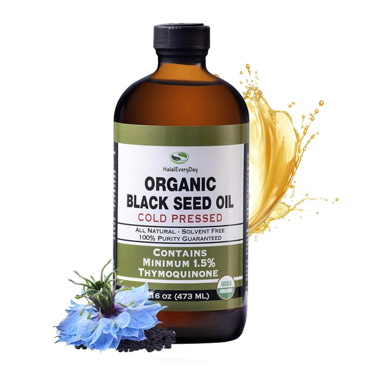 HalalEveryDay Organic Black Seed Oil