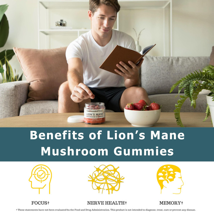 Fundamental Fungi Organic Lion's Mane Mushroom Gummies