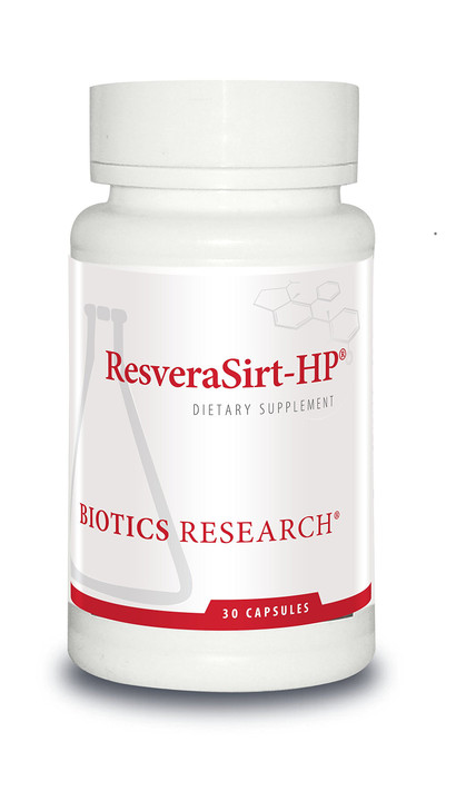 Biotics Research ResveraSirt HP Formulated by Dr. Mark Houston, Trans