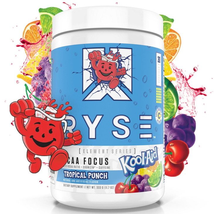 RYSE BCAA Focus Powder - Kool-Aid Tropical Punch