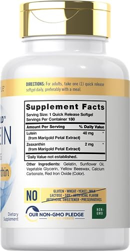 Carlyle Lutein and Zeaxanthin Supplement - 40mg