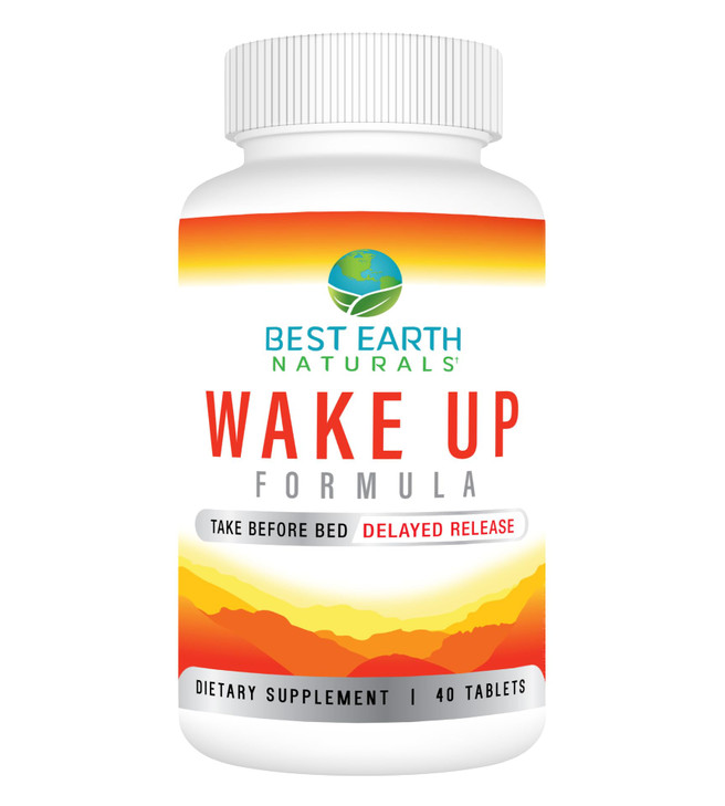 Best Earth Naturals Wake Up Formula, Supplement Delayed Time Release Energy 40