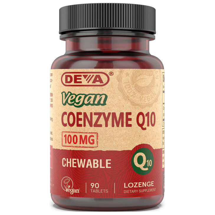 DEVA Vegan Vitamins Coenzyme Q10 100mg - Potent & Affordable in One Bottle