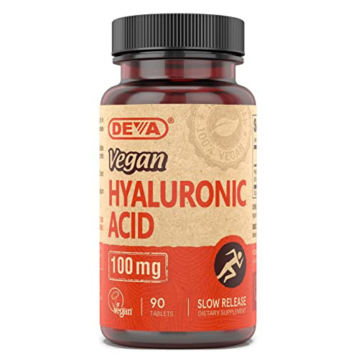DEVA Nutrition Vegan Hyaluronic Acid 100 mg - Non-GMO & Non-Hemolytic