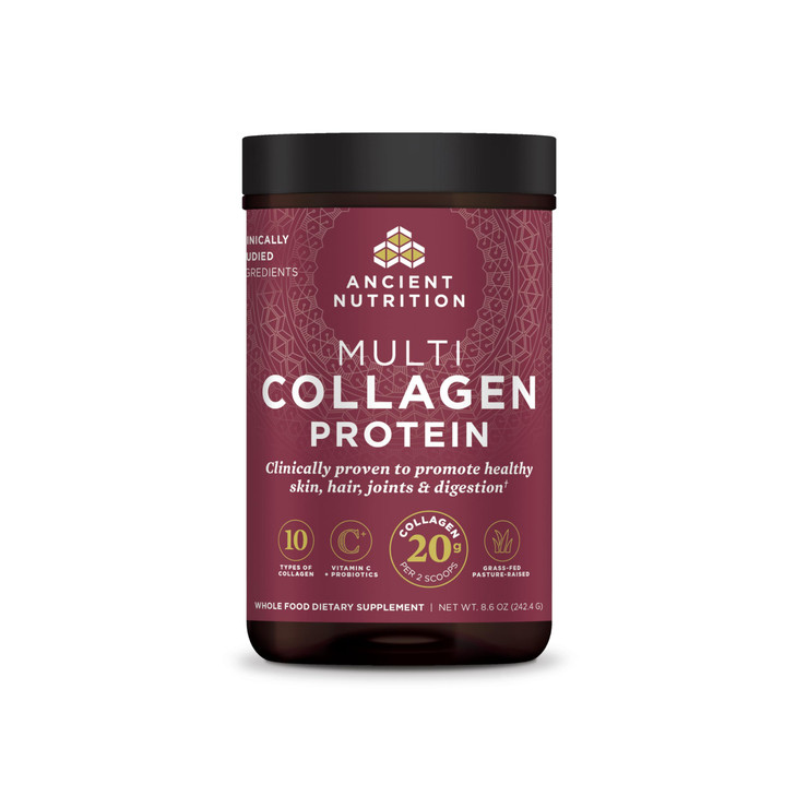 Ancient Nutrition Hydrolyzed Collagen Peptides Powder, Unflavored Multi Collagen