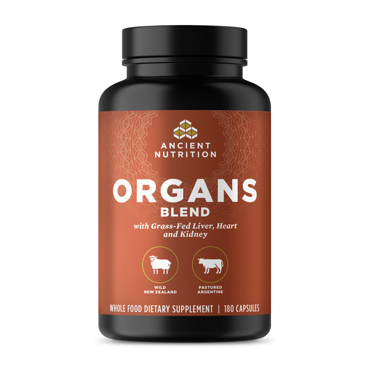 Ancient Nutrition Organ Supplements, Grass-Fed and Wild Organ Complex Capsules