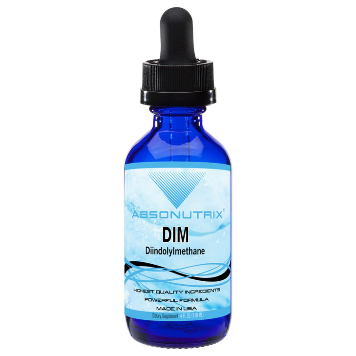 Absonutrix DIM (Diindolylmethane) Extract 593 mg, 4 Oz Bottle, 200 Potent