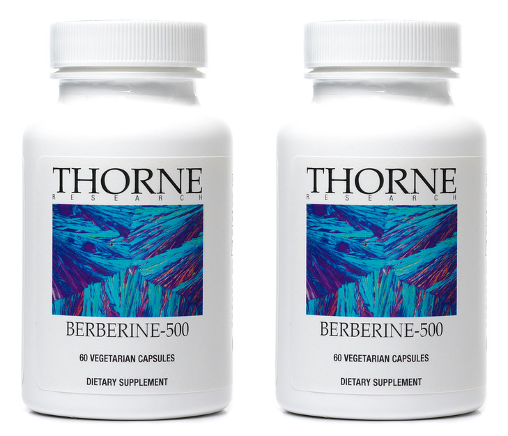 THORNE BERBERINE-500 (Pack of 2) 60 capsules each