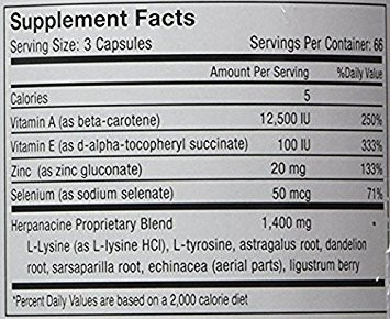 Diamond Herpanacine, Herpanacine Skin Support 200 Cap (Pack of 2)