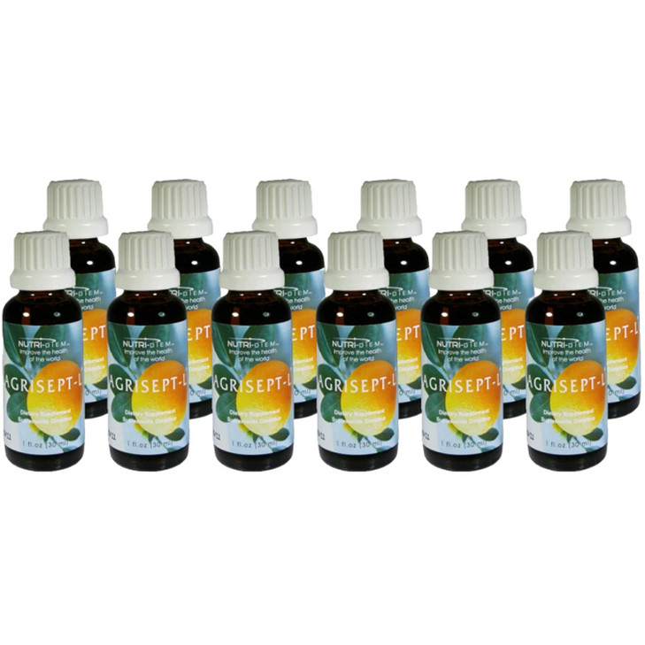 Agrisept - L Antioxidant 30ml (1 oz) 12 bottles by Nutri-Diem Inc.