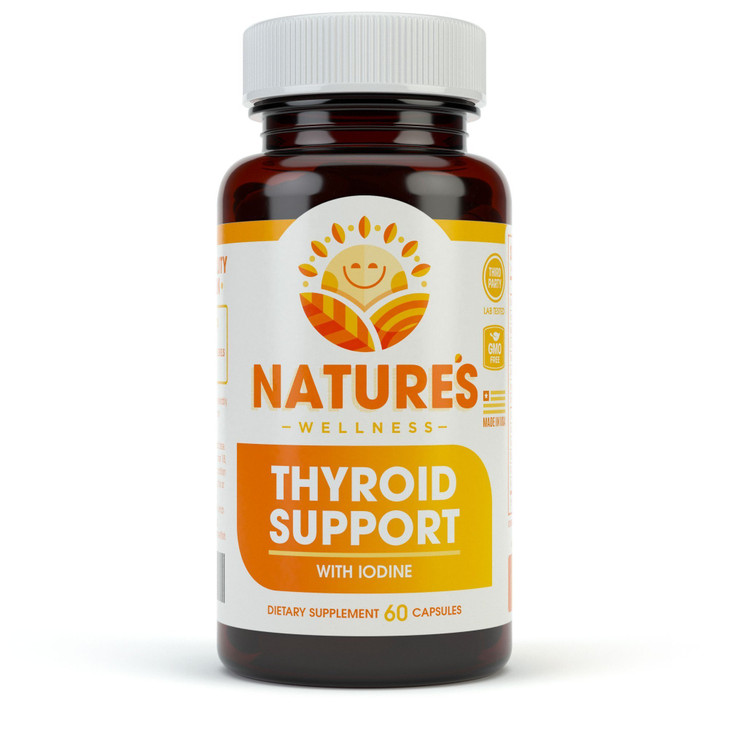 Thyroid Support Complex With Iodine For Energy Levels, Weight Loss, Metabolism