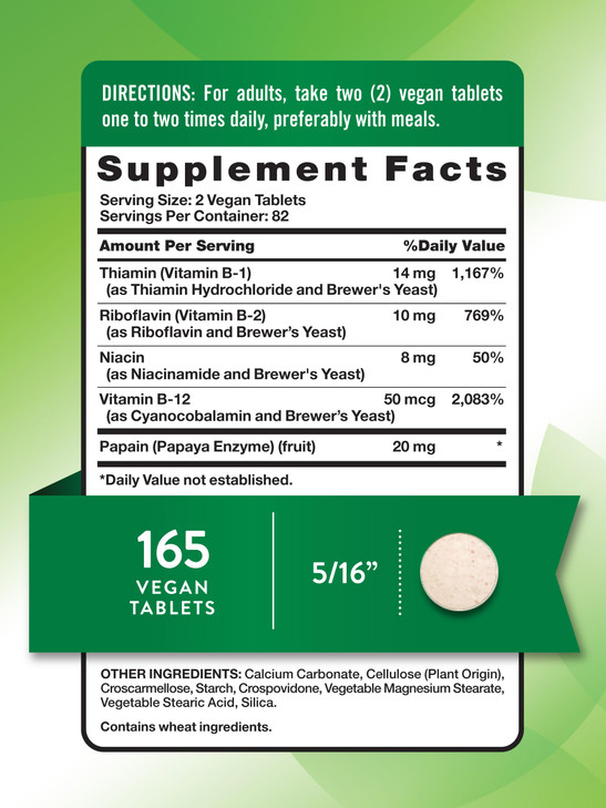 Nature's Truth Vitamin B Complex - 165 Tablets