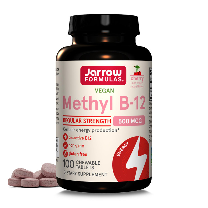Jarrow Formulas Methyl B-12 Tablets, 500 mg, Dietary Supplement for Cellular