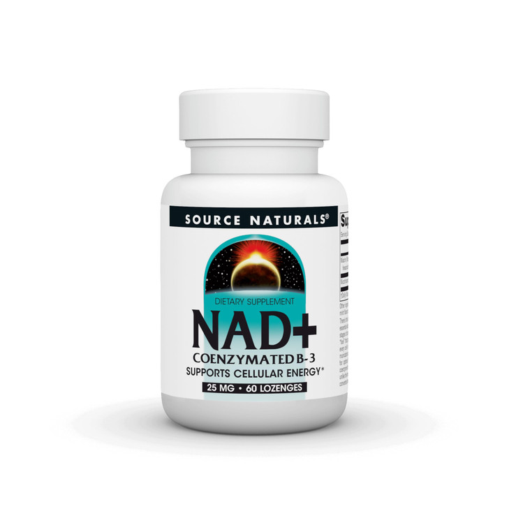 Source Naturals NAD+, Coenzymated B-3, Supports Cellular Energy*, 25 mg