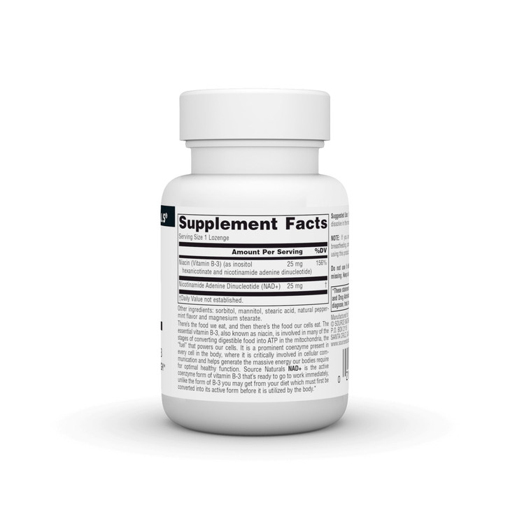 Source Naturals NAD+, Coenzymated B-3, Supports Cellular Energy*, 25 mg