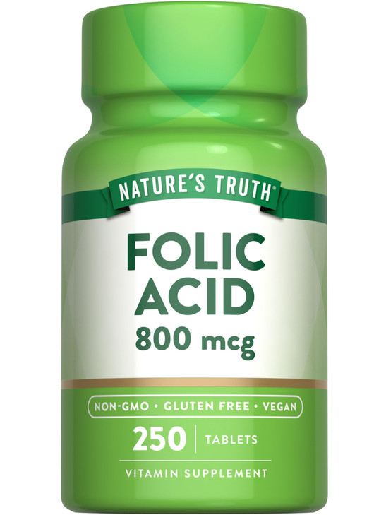 Nature's Truth Folic Acid - 800 mcg - 250 Tablets
