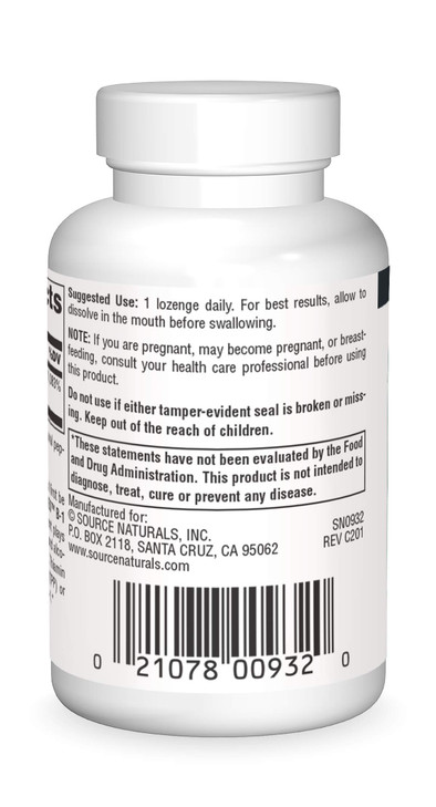 Source Naturals Coenzymated B-1, Cocarboxylase, 25 Mg, 30 Count