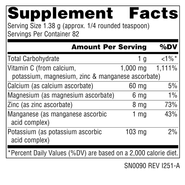 Source Naturals Ultimate Ascorbate C, 4 oz - Powder