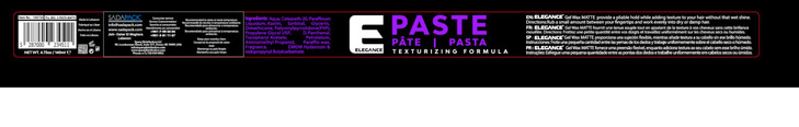 Elegance Hair Paste, 4.73 Oz, Pliable Hold with Matte Finish, Low Shine, Wax Easy to Apply and Distribute, Flake Free