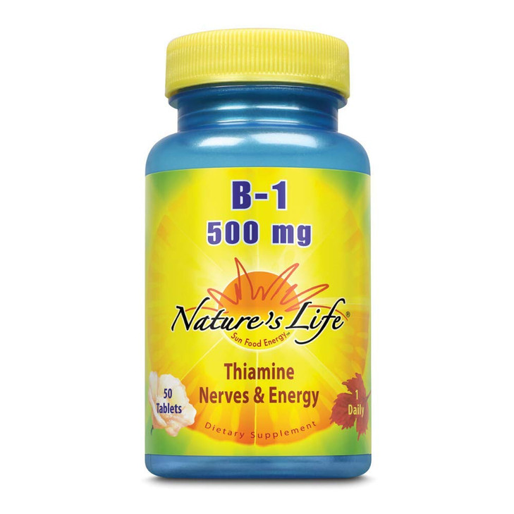 Nature's Life Vitamin B-1 500 mg | 50 ct