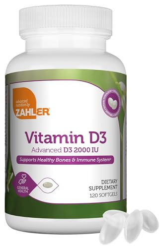 Zahler - Advanced Vitamin D3 2000 IU Softgels